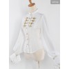 Fog-moon And Crown Series Chiffon Elegance Classic Lolita Long Sleeve Shirt