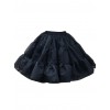 White Or Black Glass Yarn Bubble Skirt Lolita Short Petticoat