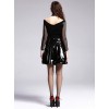 Steampunk Gothic Slim Leather Pleated Short Skirt