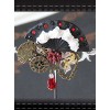 Steam Punk Gothic Flower Fan Gear Butterfly Astrolabe Mechanical Chain Brooch