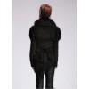 Steampunk Gothic Plus Velveteen Black Slim Woollen Cloth Short Coat
