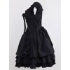 Pure Cotton Black And Lace Gothic Lolita Sleeveless Dress