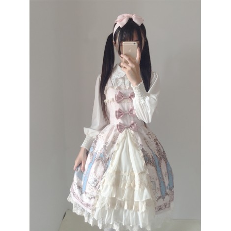 Japanese Traveller's Anthem Sweet Lolita Sling Dress