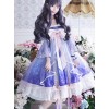 Cardcaptor Sakura Series OP Gradient Chinese Style Qi Lolita Long Sleeve Dress