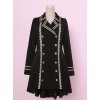 Black Military Uniform Style Lolita Coat