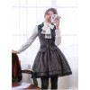 Miss Point Vintage School Stripes Lolita Vest and Skirt Set