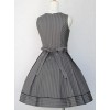 Vertical Stripes Cloths Classic Lolita Sling Dress
