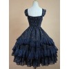 Bronzing Constellation Chiffon Bowknot Classic Lolita Sling Dress